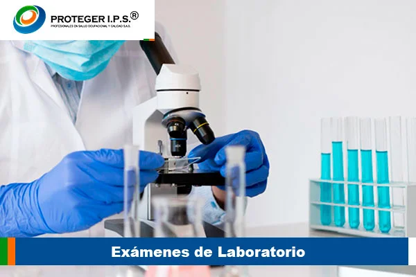 exámenes de laboratorio