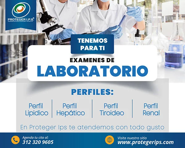 exámenes laboratorio