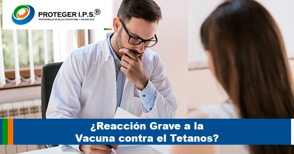 reacción grave