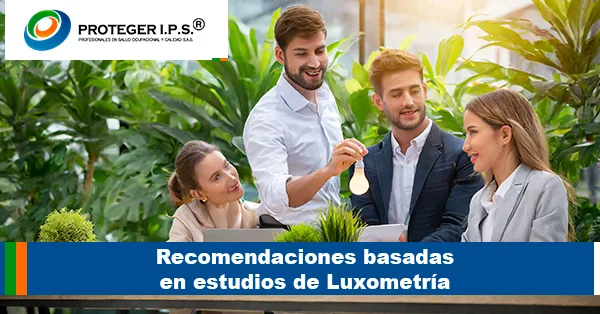 Recomendaciones basadas en estudios de luxometría