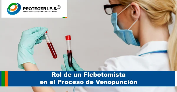 Rol de un flebotomista en el proceso de venopunción