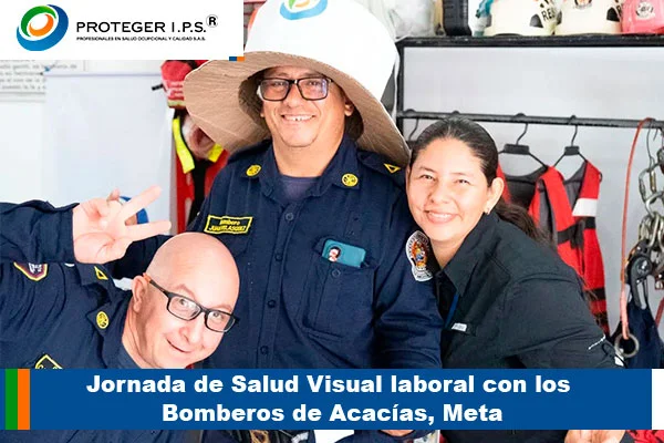 Cuando Cuidar la Visión también Salva Vidas: Jornada de Salud Visual laboral con los Bomberos de Acacías, Meta