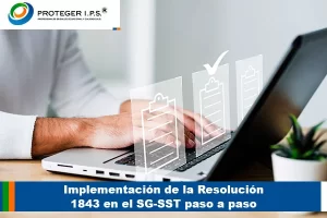 Implementación de la Resolución 1843