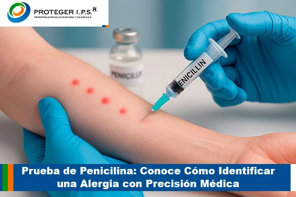 prueba de penicilina
