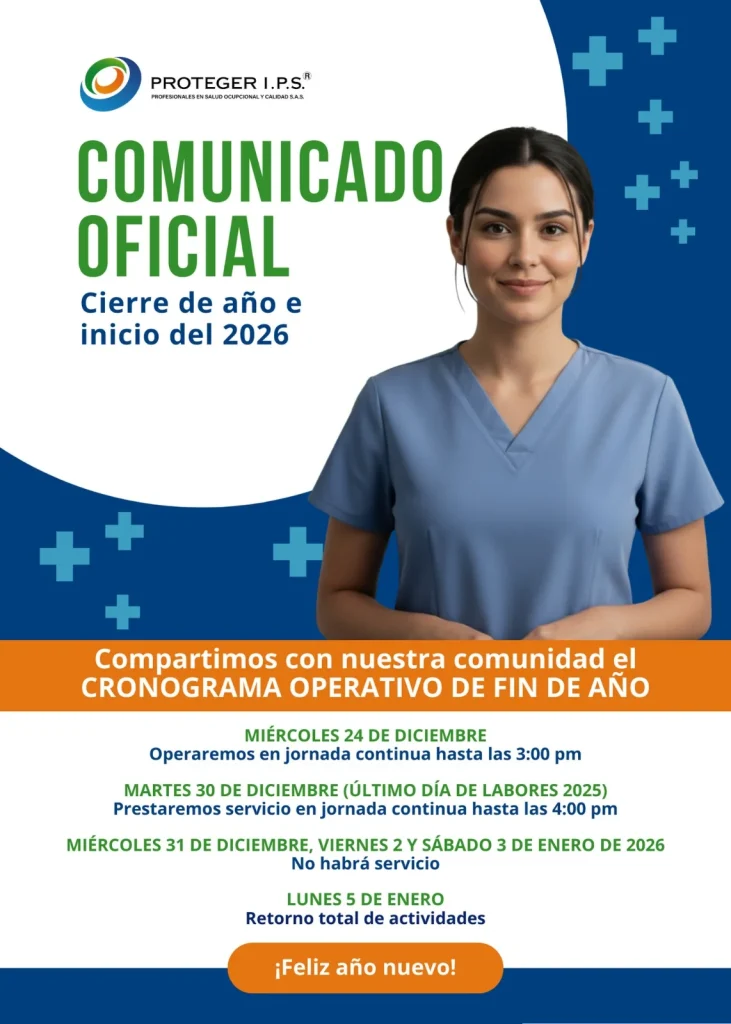 Comunicado Oficial Proteger IPS fin de año 2025