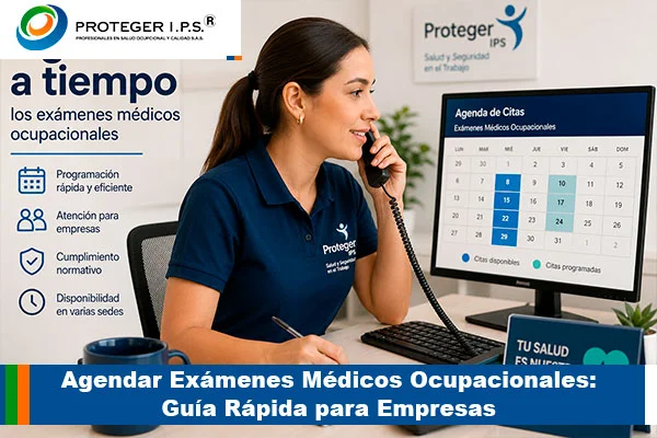 Agendar Exámenes Médicos Ocupacionales