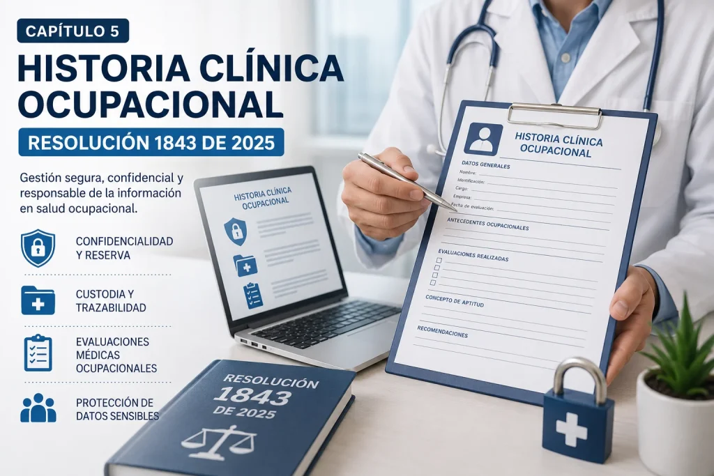 Capítulo 5 Historia Clínica Ocupacional Resolución 1843 de 2025
