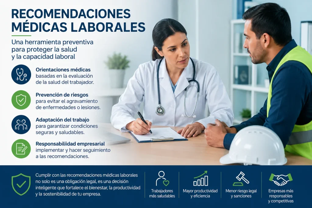 recomendaciones médicas laborales