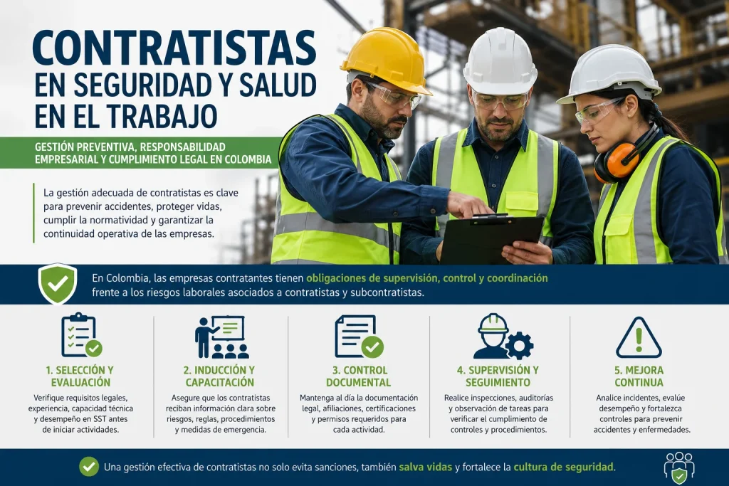 contratistas seguridad y salud en el trabajo