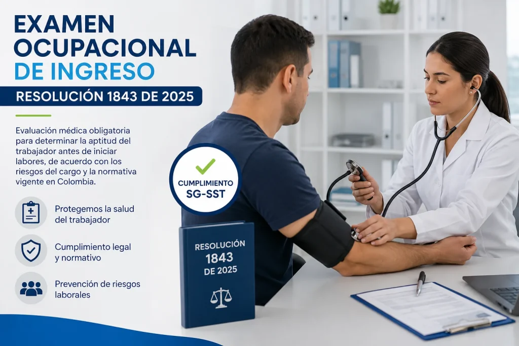 examen ocupacional de ingreso resolución 1843