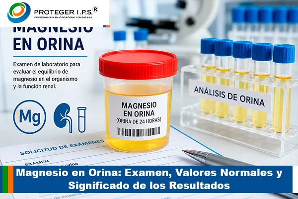 magnesio en orina