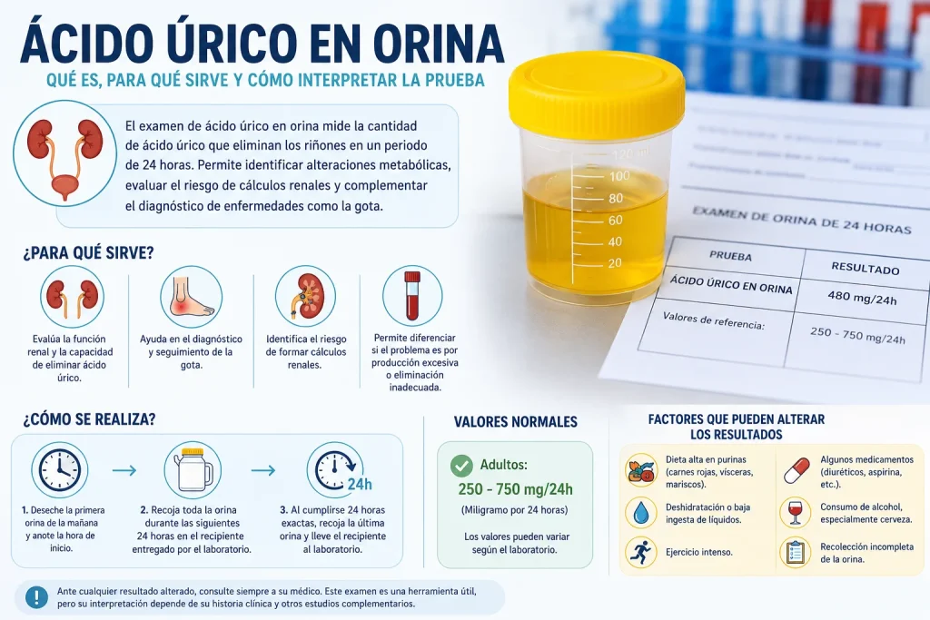 acido en orina