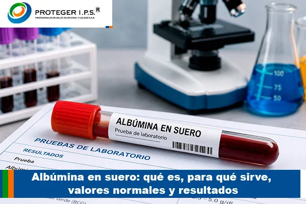 albumina en suero