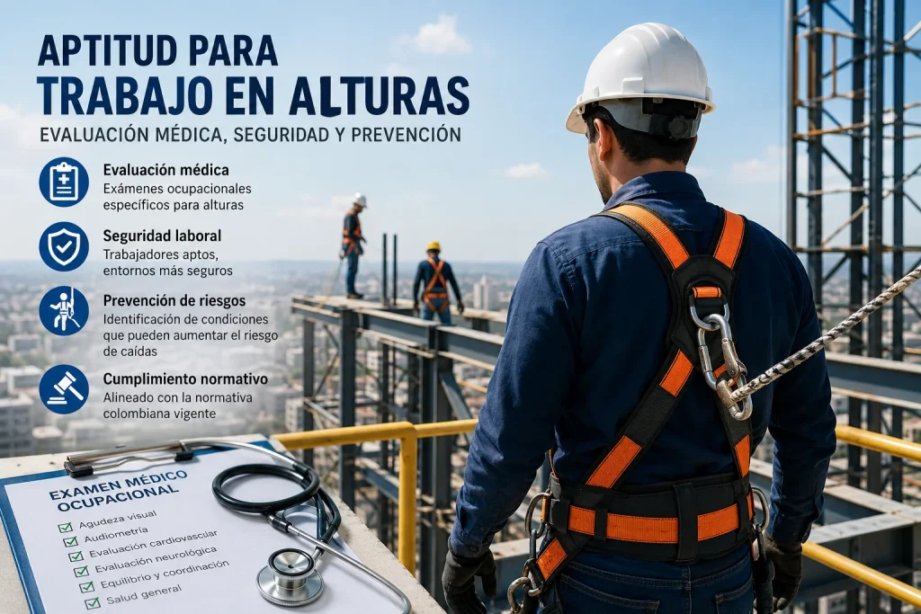 apitud para trabajo en alturas