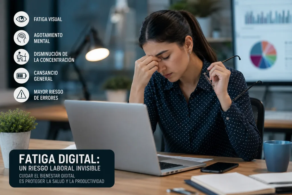 fatiga digital en el trabajo