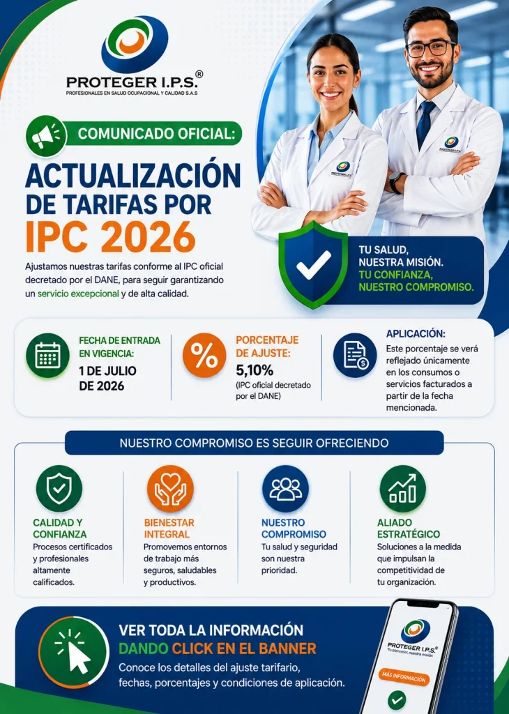 actualizacion precion proteger ipc 2026