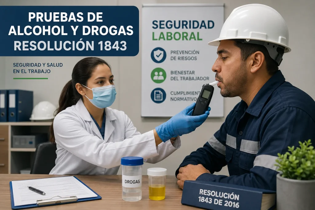 pruebas de alcohol y drogas