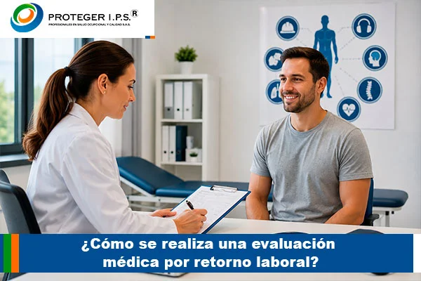 ¿Cómo se realiza una evaluación médica por retorno laboral?