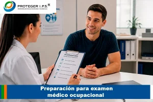 preparación para examen médico ocupacional