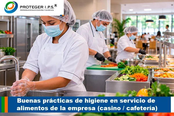 Buenas prácticas de higiene en servicio de alimentos de la empresa