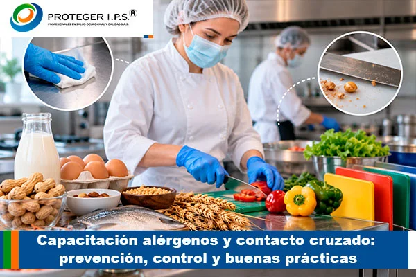 Capacitación alérgenos y contacto cruzado