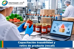 Capacitación trazabilidad y retiro de producto (recall)