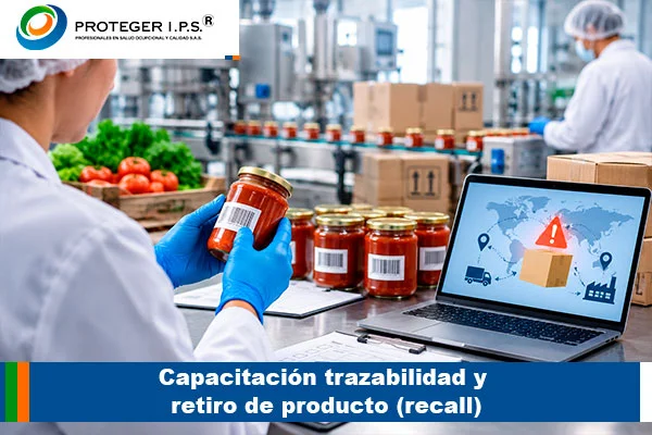 Capacitación trazabilidad y retiro de producto (recall)