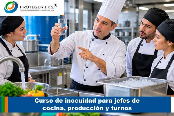 Curso de inocuidad para jefes de cocina