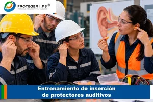 Entrenamiento de inserción de protectores auditivos: guía completa para empresas en Colombia
