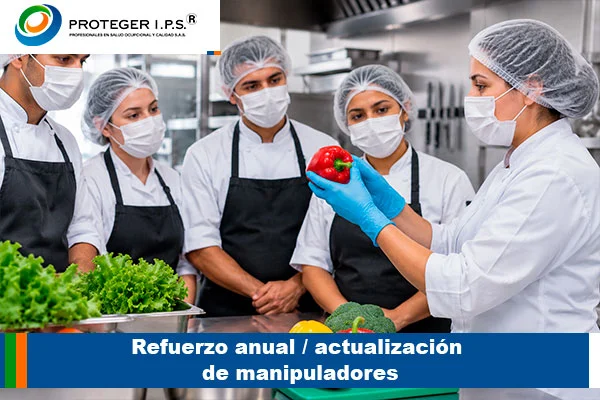 Refuerzo anual / actualización de manipuladores
