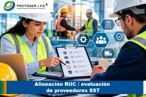 Alineación RUC: evaluación de proveedores SST