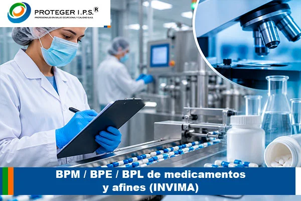 BPM / BPE / BPL de medicamentos e INVIMA