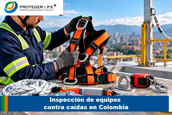 Inspección de equipos contra caídas