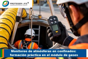 Monitoreo de atmósferas en confinados (módulo de gases)